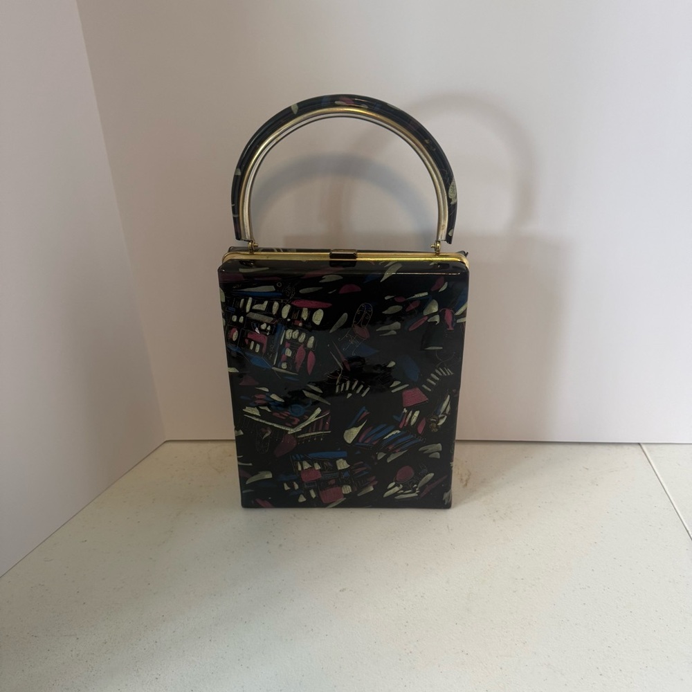 Multicolor Clasp‎ Handbag - Picture 2 of 7